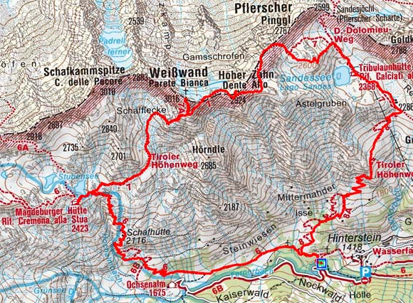 Weißwand-Runde im Pflerschtal Weißwand-Runde im Pflerschtal