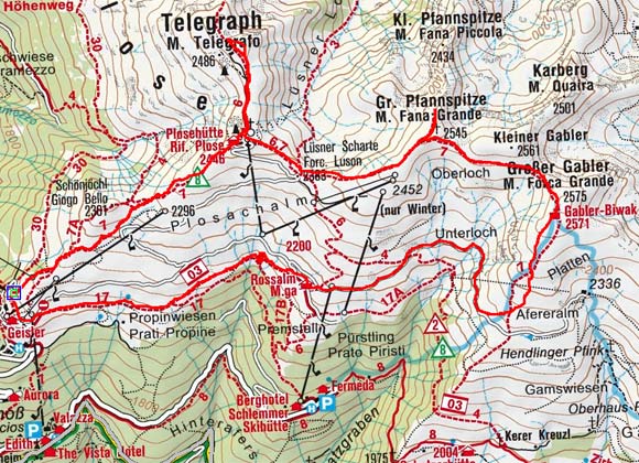 3-Gipfeltour Plose (Telegraph, pfannspitze, Gabler) 3-Gipfeltour Plose (Telegraph, pfannspitze, Gabler)
