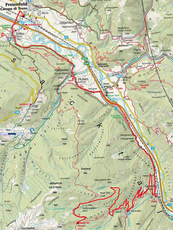 Puntleider Seealm vom Wirtshaus Lener Puntleider Seealm vom Wirtshaus Lener