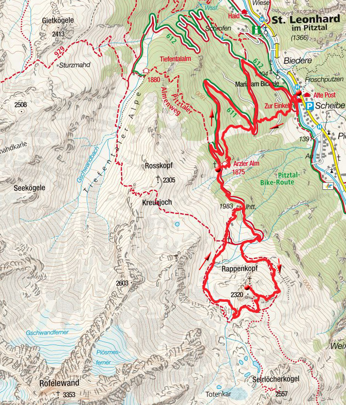 Rappenkopf - Rundwanderung (2320m) von Scheibe Rappenkopf - Rundwanderung (2320m) von Scheibe
