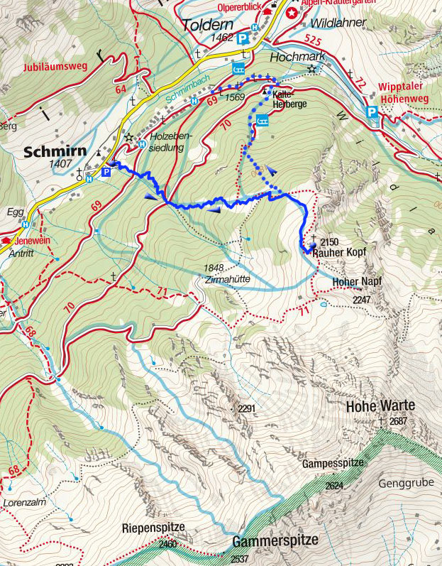 Rauher Kopf (2150m) von Schmirn Rauher Kopf (2150m) von Schmirn