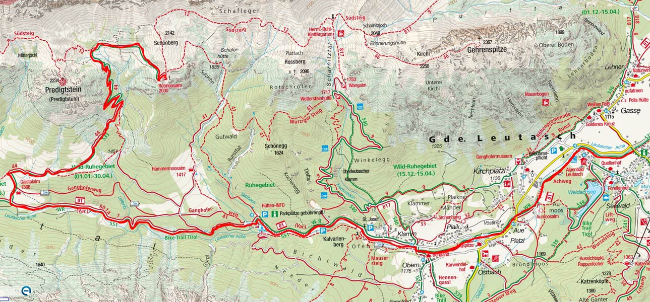 Rotmoosalm von Weidach in der Leutasch Rotmoosalm von Weidach in der Leutasch