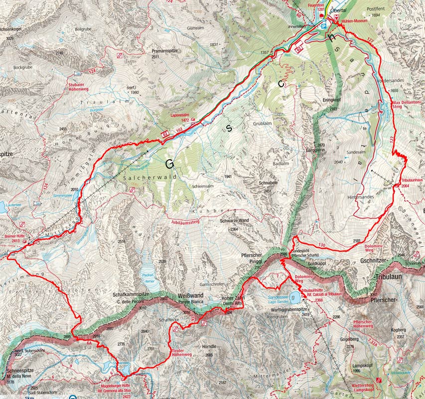 Hochalpine Hüttenrundtour aus dem Gschnitztal (4 Etappen) Hochalpine Hüttenrundtour aus dem Gschnitztal (4 Etappen)