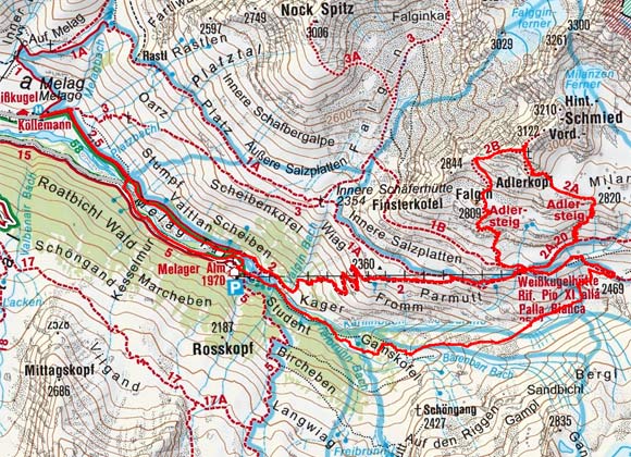Schmied (3122 m) von Melag Schmied (3122 m) von Melag