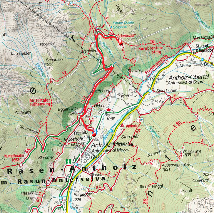 Schwörzalm von Antholz Mittertal Schwörzalm von Antholz Mittertal
