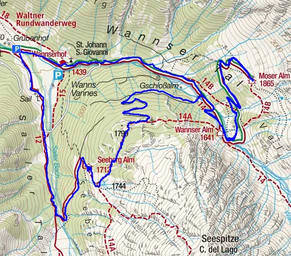 3-Almen Rundwanderung in Walten 3-Almen Rundwanderung in Walten