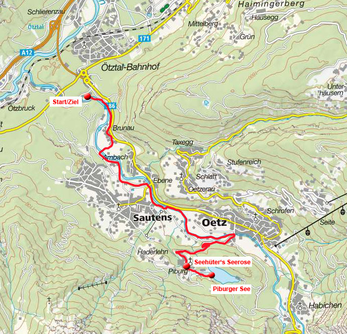 Seehüters Seerose & Piburger See von der Area 47 Seehüters Seerose & Piburger See von der Area 47