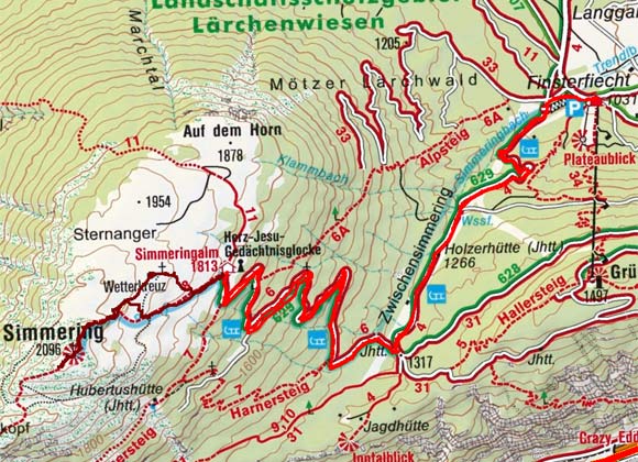 Grünberg Alm - Zwischensimmering - Simmering Alm Grünberg Alm - Zwischensimmering - Simmering Alm