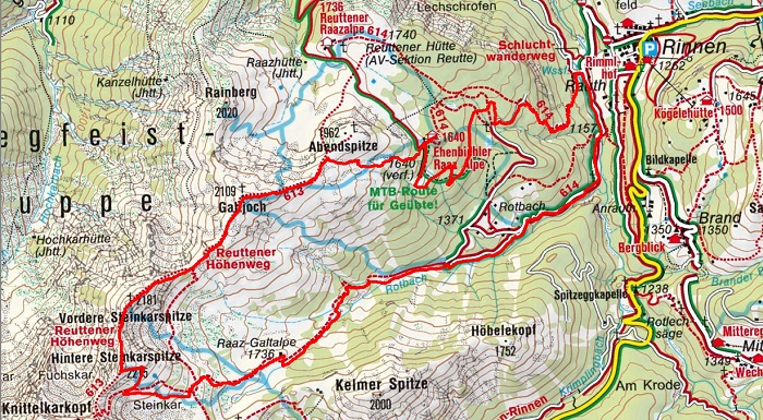 Steinkarspitzen-Galtjoch-Überschreitung (2215/2181/2109 m), Berwang Steinkarspitzen-Galtjoch-Überschreitung (2215/2181/2109 m), Berwang