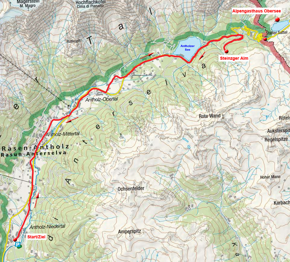 Steinzger Alm von Antholz-Niedertal Steinzger Alm von Antholz-Niedertal