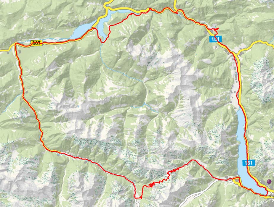 Sylvenstein-Risstal-Plumsjoch-Achensee-Runde von Maurach Sylvenstein-Risstal-Plumsjoch-Achensee-Runde von Maurach