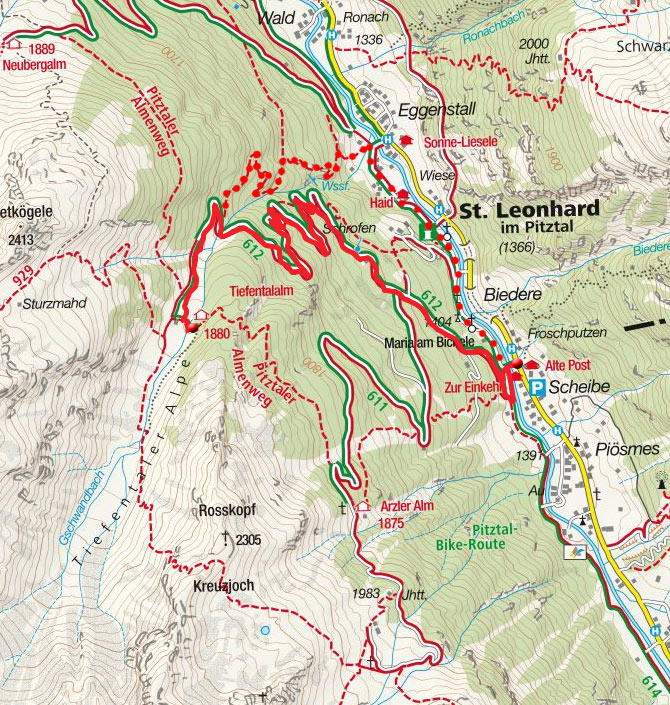 Tiefental Alm von Scheibe Tiefental Alm von Scheibe