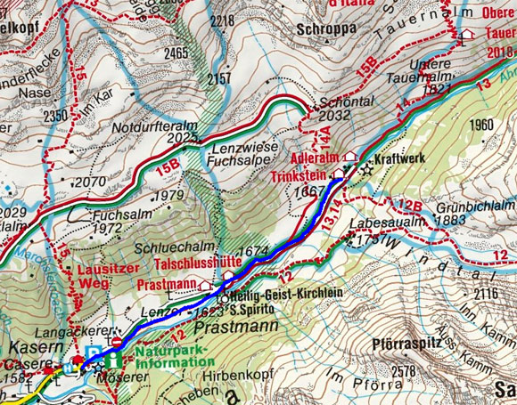 Trinkstein vom Berghotel Kasern Trinkstein vom Berghotel Kasern