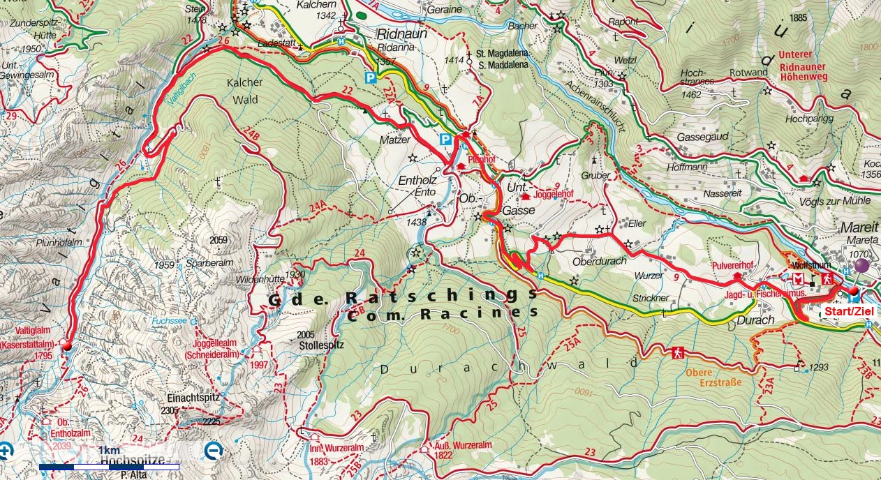 Valtigl Alm von Mareit Valtigl Alm von Mareit