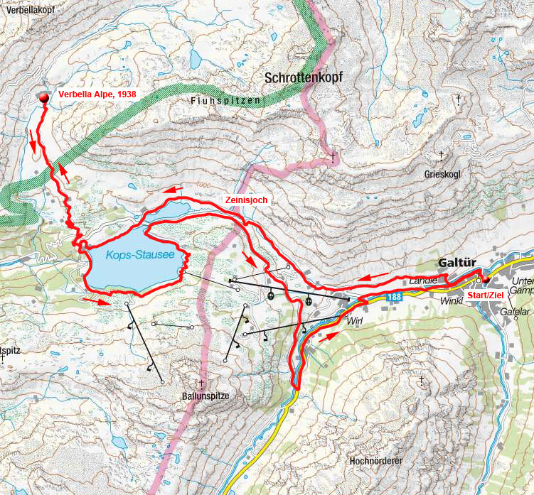 Verbella Alpe von Galtür Verbella Alpe von Galtür