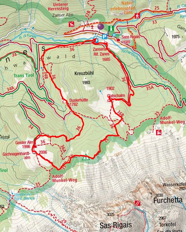 5-Almen-Rundwanderung im Villnösstal 5-Almen-Rundwanderung im Villnösstal
