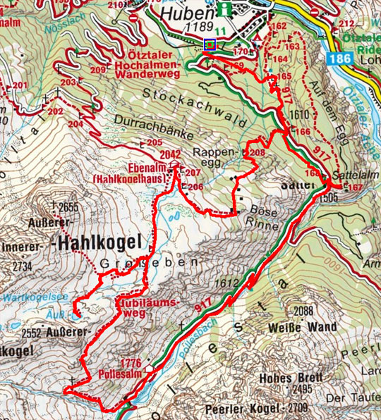 Wartkogel See von Huben Wartkogel See von Huben