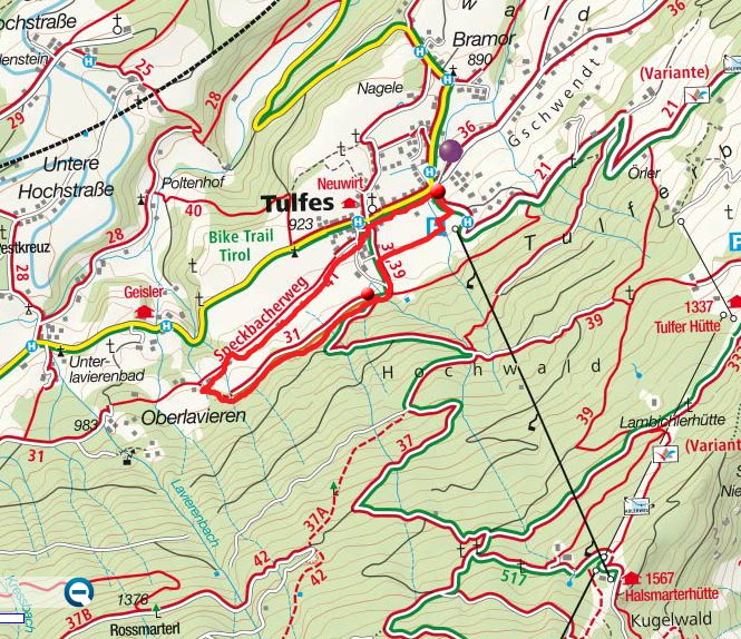 Tulfer Wasserradl - Rundwandung Tulfer Wasserradl - Rundwandung