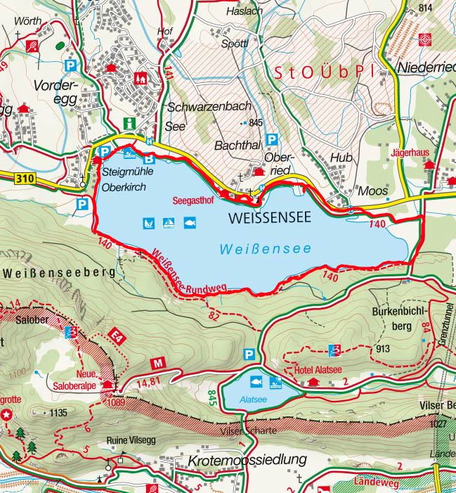Weissensee-Rundwanderung bei Füssen Weissensee-Rundwanderung bei Füssen