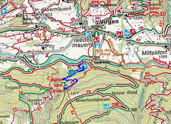 Würfelehütte - Naturrodelbahn Würfelehütte - Naturrodelbahn