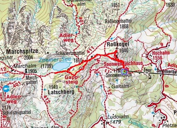 Zireiner See Rundtour (Sonnwendjoch) Zireiner See Rundtour (Sonnwendjoch)