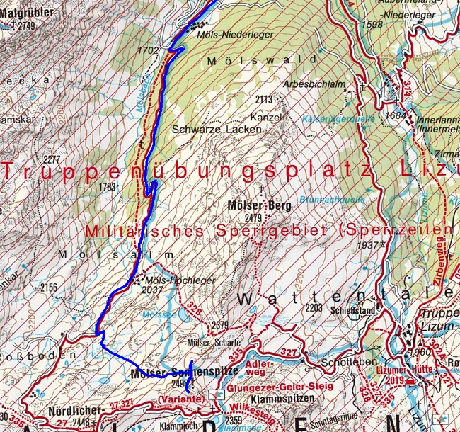 Skitour auf Lizumerhütte mit Gipfel Mölser Sonnenspitze (2496m) und Skispitzl (2450m) Skitour auf Lizumerhütte mit Gipfel Mölser Sonnenspitze (2496m) und Skispitzl (2450m)