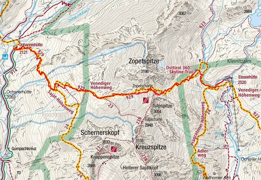 Tag 3: Eisseehütte – Zopetscharte - Johannishütte Tag 3: Eisseehütte – Zopetscharte - Johannishütte