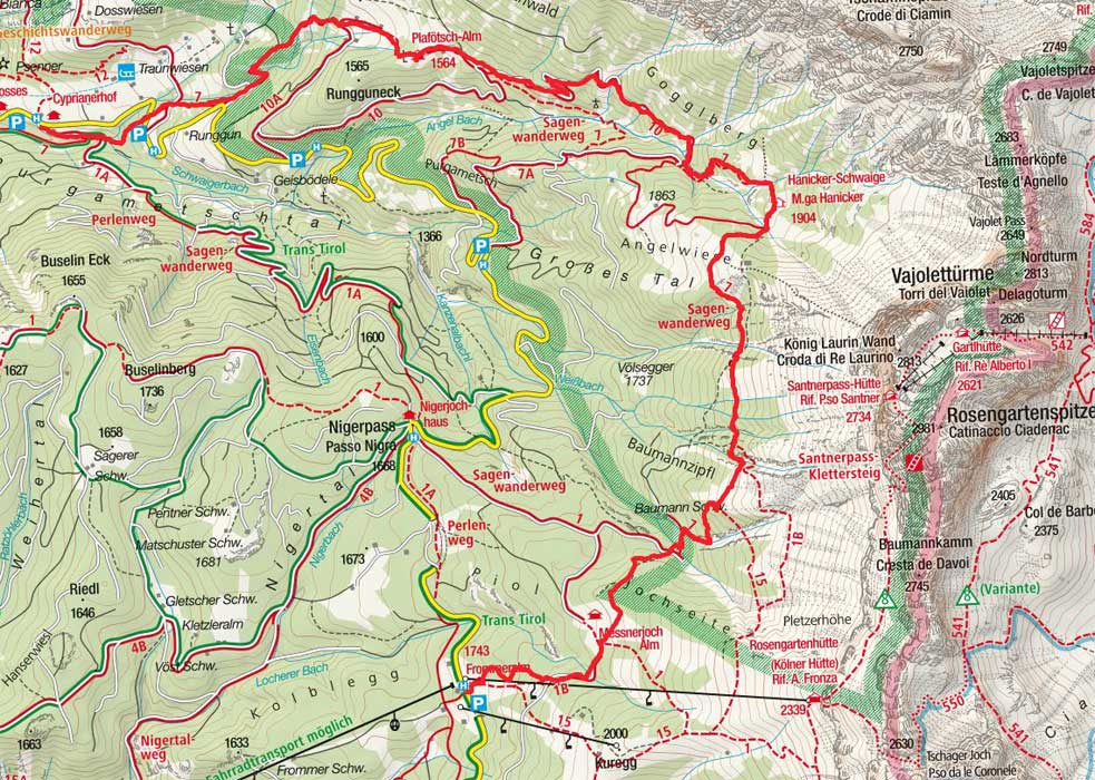4-Almenwanderung im Rosengarten 4-Almenwanderung im Rosengarten