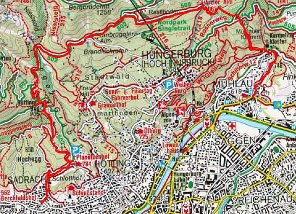Arzler Alm vom Planötzenhof Arzler Alm vom Planötzenhof