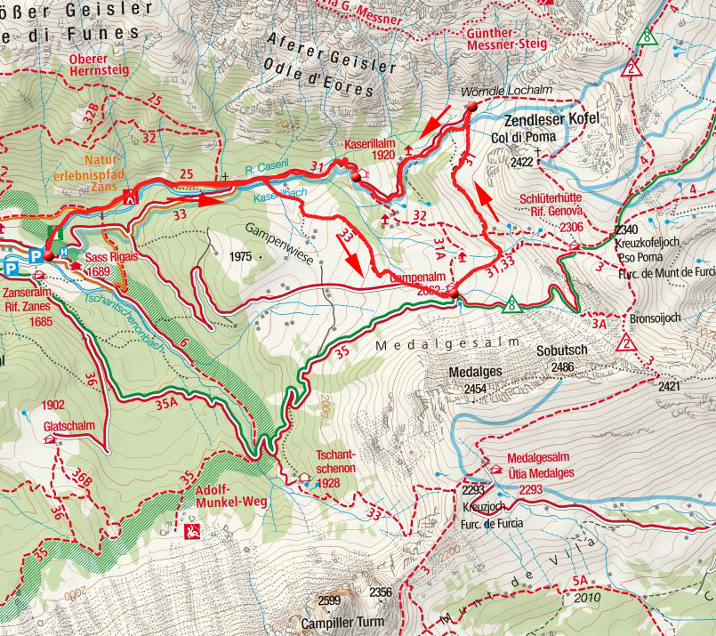 3-Almen-Wanderung im Villnöss Tal 3-Almen-Wanderung im Villnöss Tal