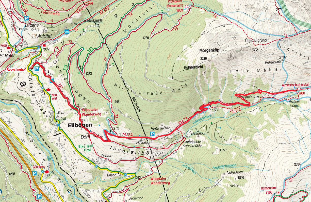 Arztalalm vom Recyclinghof Ellbögen Arztalalm vom Recyclinghof Ellbögen