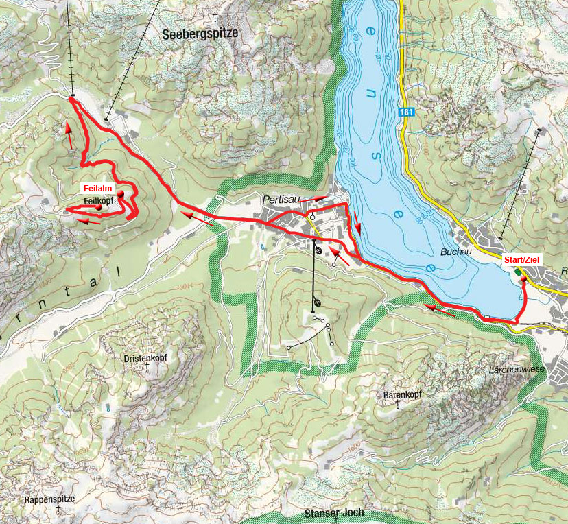 Feilalm & Feilkopf von Maurach Feilalm & Feilkopf von Maurach