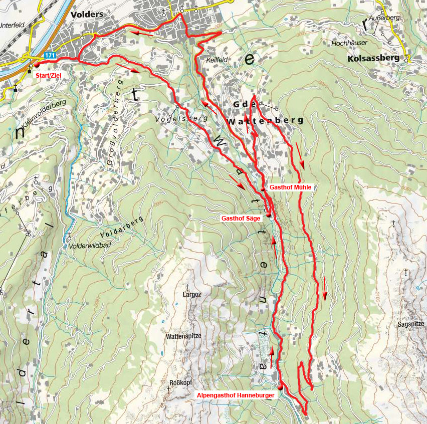 Alpengasthof Hanneburger von Volders Alpengasthof Hanneburger von Volders