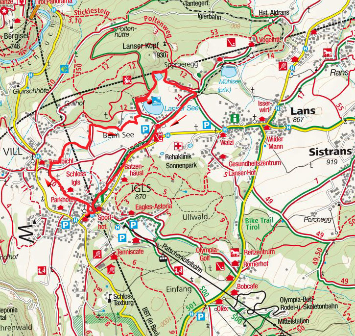 Goarmbichl – Lansersee Rundwanderung Goarmbichl – Lansersee Rundwanderung