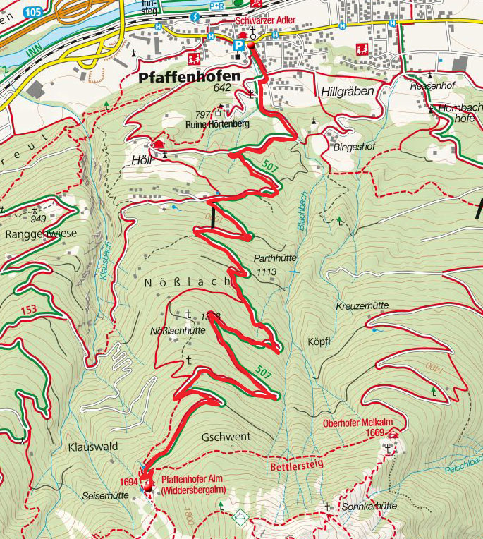 Pfaffenhofer Alm von Pfaffenhofen Pfaffenhofer Alm von Pfaffenhofen