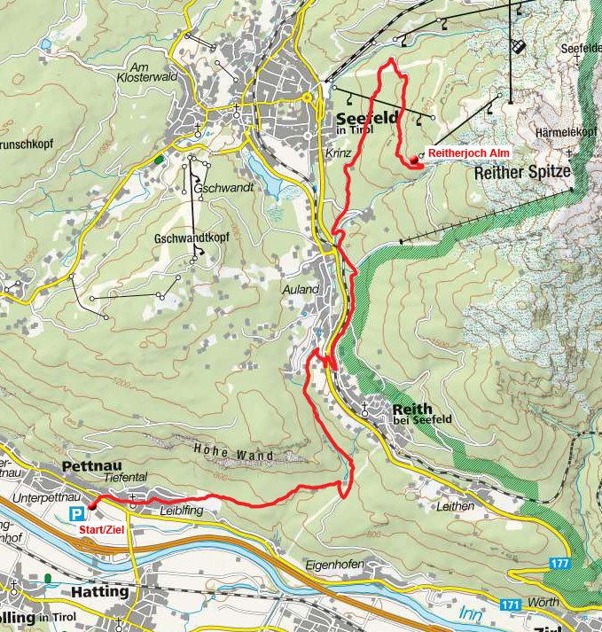 Reitherjoch Alm aus dem Inntal Reitherjoch Alm aus dem Inntal