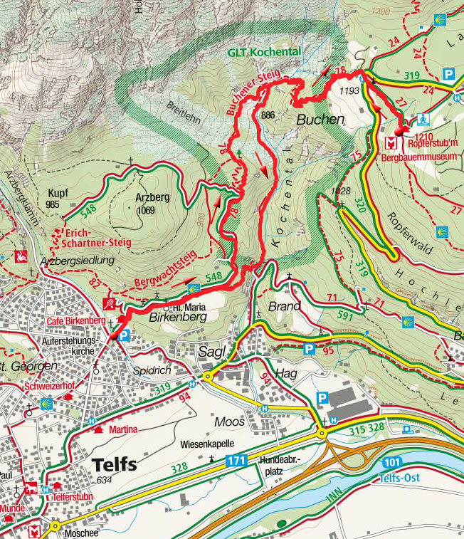 Ropferstub’m von Telfs durch das Kochental Ropferstub’m von Telfs durch das Kochental