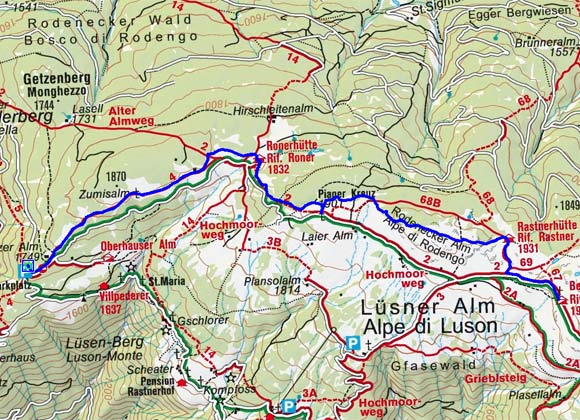 Zumis - Naturhotel Runa - Rastnerhütte - Starkenfeldhütte Zumis - Naturhotel Runa - Rastnerhütte - Starkenfeldhütte