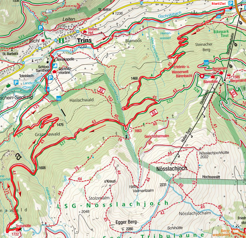 Trunahütte über die Gerichtsherrnalm Trunahütte über die Gerichtsherrnalm
