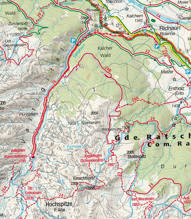 Valtiglalm von Ridnaun Valtiglalm von Ridnaun