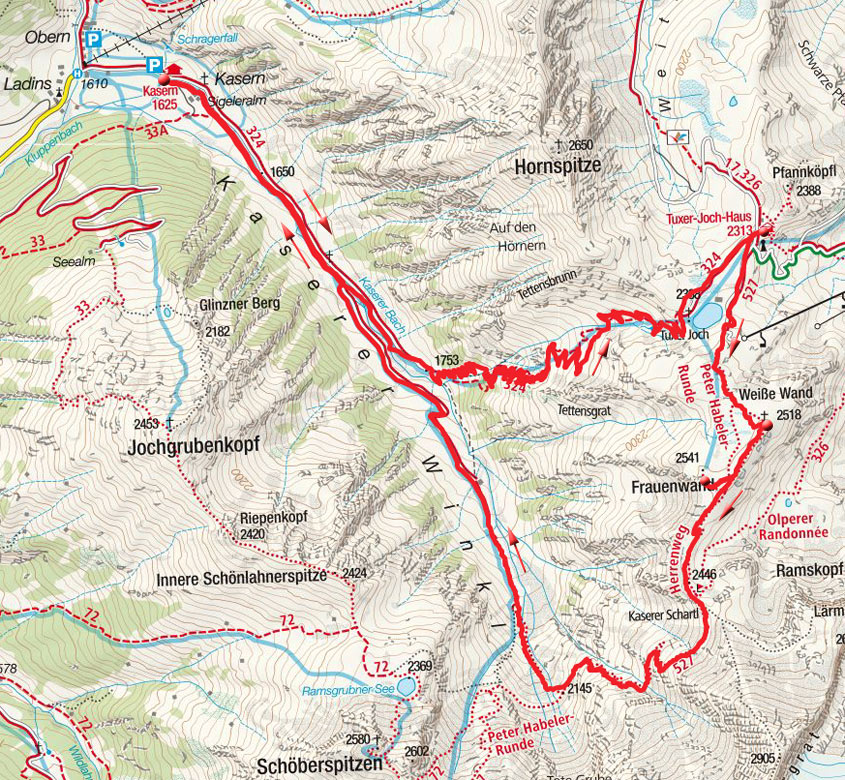 Weiße Wand & Frauenwand von Kasern Weiße Wand & Frauenwand von Kasern