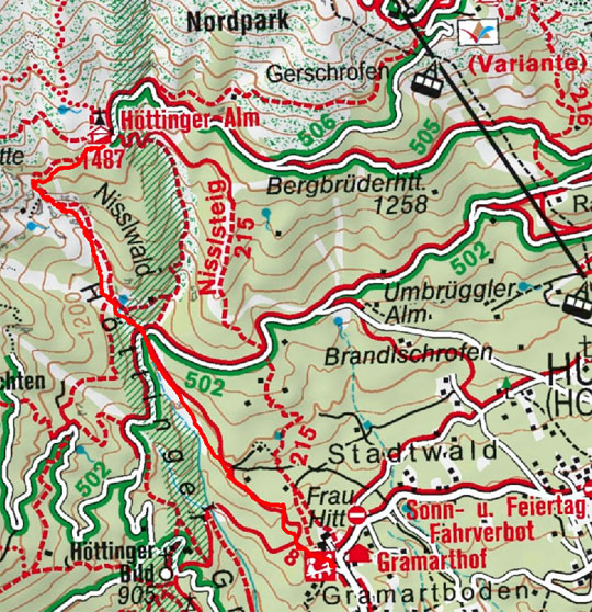 Höttinger Alm vom Gramartboden Höttinger Alm vom Gramartboden