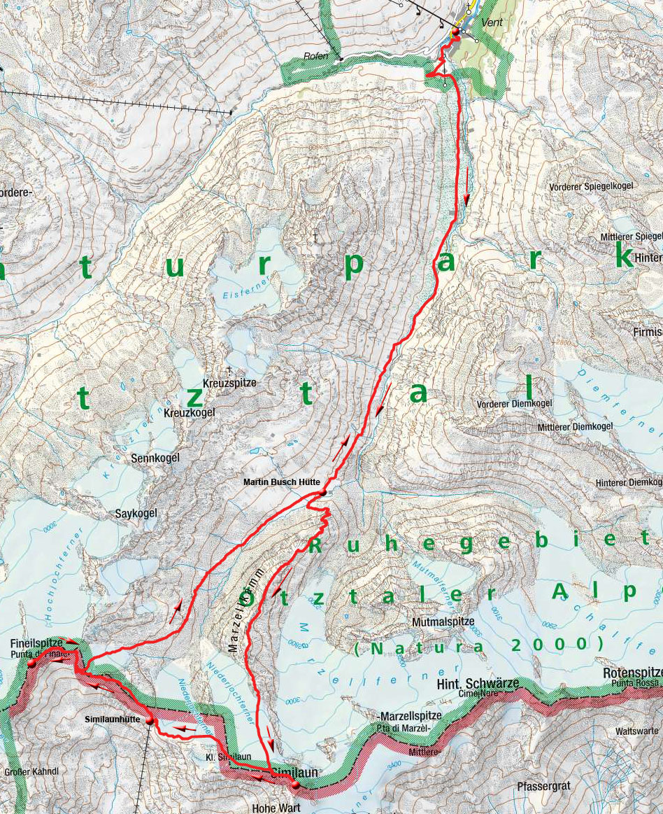Auf Ötzis Spuren – 3 Tages Gletscher Hochtour Auf Ötzis Spuren – 3 Tages Gletscher Hochtour